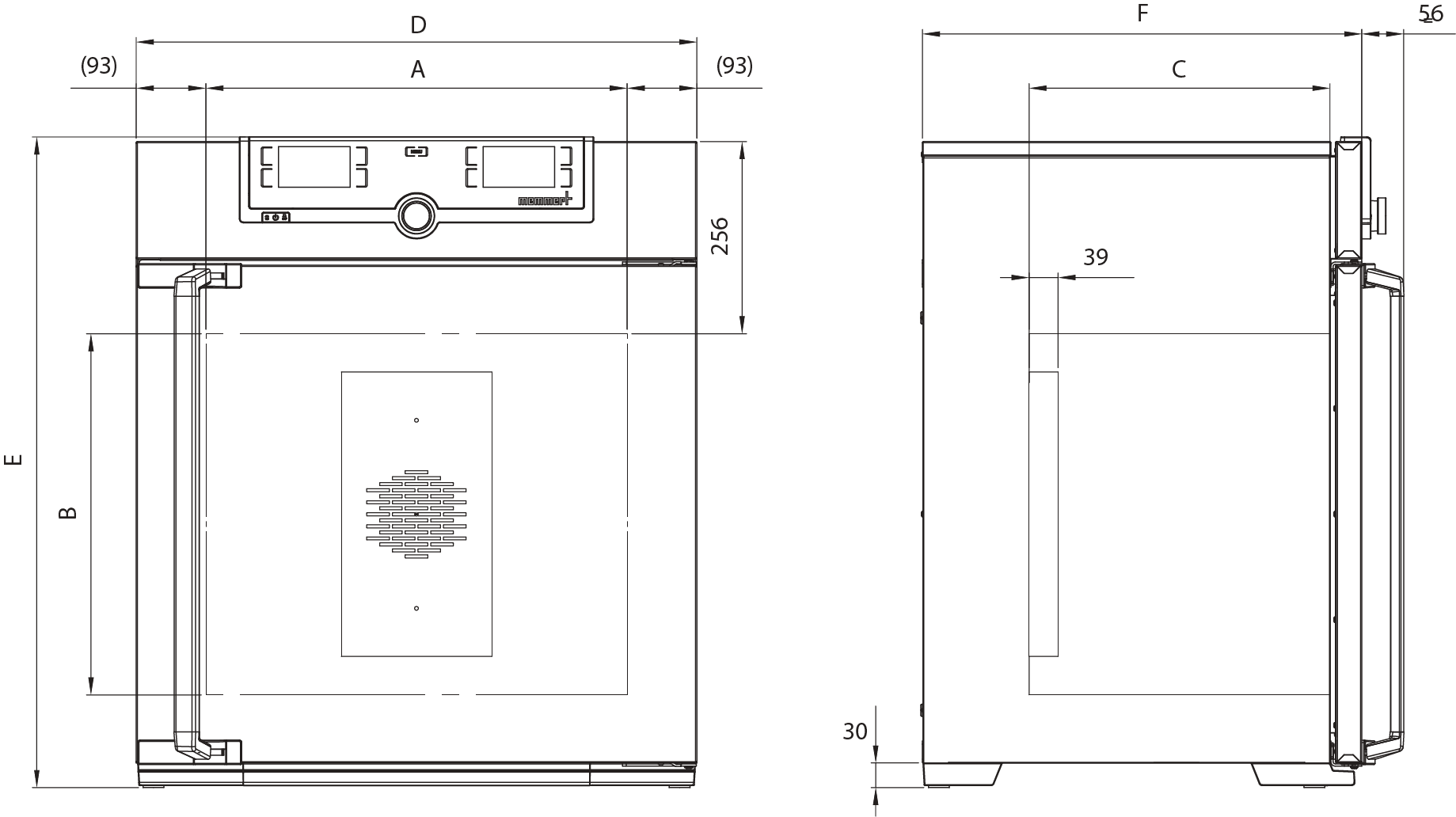 Sketch Paraffin oven UN160pa